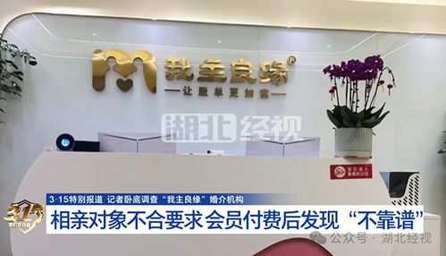 婚介迷局 我主良緣被曝宣傳與服務質量割裂，紅娘配合高收費背后成功率疑為虛構